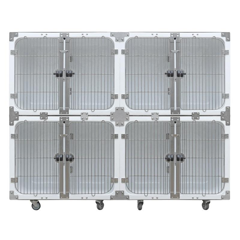 Veterinary Waterproof Fiberglass Modular Dog Cage